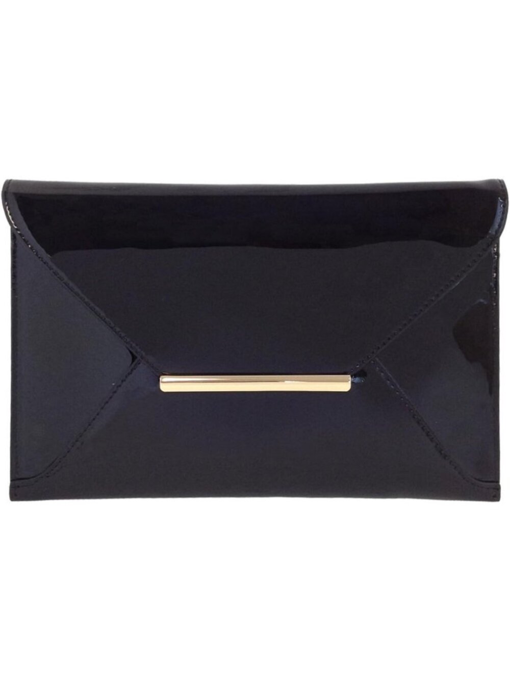 Chic Faux Patent Leather Candy Clutch Bag | Stylish Envelope Purse for Nights